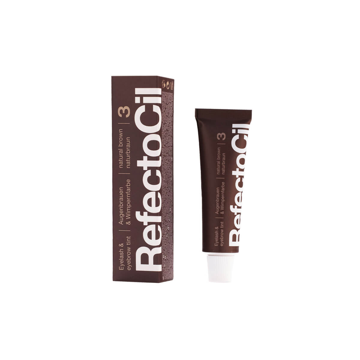 Refectocil barva za trepalnice in obrvi | Rjava | Št.3 | 15ml
